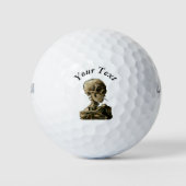Vincent van Gogh - Skull mit brennender Zigarette Golfball (Vorderseite)