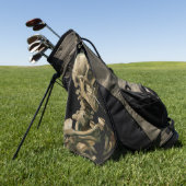 Vincent van Gogh - Skull mit brennender Zigarette Golfhandtuch (Gras)