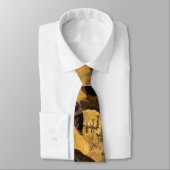 Vincent Van Gogh - Skull mit brennender Zigarette Krawatte (Gebunden)