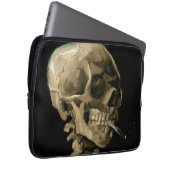 Vincent van Gogh - Skull mit brennender Zigarette Laptopschutzhülle (Vorne Rechts)