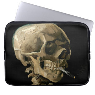 Vincent van Gogh - Skull mit brennender Zigarette Laptopschutzhülle