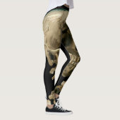 Vincent van Gogh - Skull mit brennender Zigarette Leggings (Rechts)