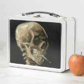 Vincent van Gogh - Skull mit brennender Zigarette Metall Brotdose (Beispiel)