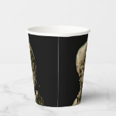 Vincent van Gogh - Skull mit brennender Zigarette Pappbecher (Rechts)
