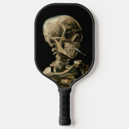 Vincent van Gogh - Skull mit brennender Zigarette Pickleball Schläger