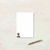 Vincent van Gogh - Skull mit brennender Zigarette Post-it Klebezettel (Auf Schreibtisch)