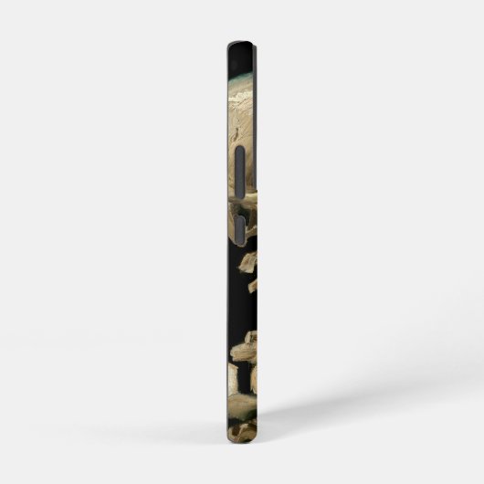 Vincent van Gogh - Skull mit brennender Zigarette Samsung Galaxy Hülle (Rechte Seite)