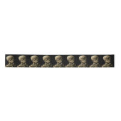 Vincent van Gogh - Skull mit brennender Zigarette Satinband (Vorderseite)