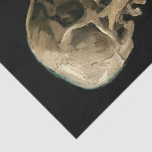 Vincent van Gogh - Skull mit brennender Zigarette Seidenpapier (Ausschnitt)