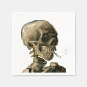Vincent van Gogh - Skull mit brennender Zigarette Serviette (Vorderseite)