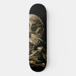Vincent van Gogh - Skull mit brennender Zigarette Skateboard