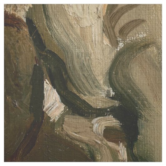 Vincent van Gogh - Skull mit brennender Zigarette Stoff (Muster)