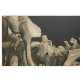 Vincent van Gogh - Skull mit brennender Zigarette Stoff (Fat Quarter (45,7 x 55,9 cm))