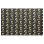 Vincent van Gogh - Skull mit brennender Zigarette Stoff (Fat Quarter (45,7 x 55,9 cm))