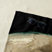 Vincent van Gogh - Skull mit brennender Zigarette Strandtuch (Beispiel)