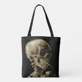 Vincent van Gogh - Skull mit brennender Zigarette Tasche (Rückseite)