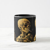 Vincent Van Gogh - Skull mit brennender Zigarette Tasse (Zentrum)