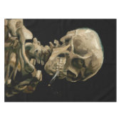 Vincent van Gogh - Skull mit brennender Zigarette Tischdecke (Vorderseite (Horizontal))
