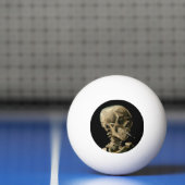 Vincent van Gogh - Skull mit brennender Zigarette Tischtennisball (Netto)