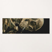 Vincent van Gogh - Skull mit brennender Zigarette Yogamatte (Vorderseite (Horizontal))
