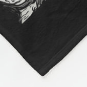 Vincent Van Gogh Skull mit Zigarette Skeleton Hal Fleecedecke (Ecke)