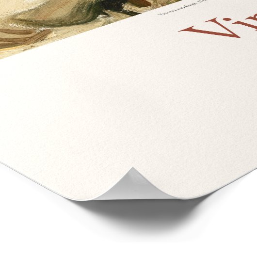 Vincent van Gogh Skull mit Zigarettengrafik drucke (Ecke)