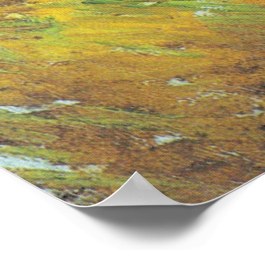 Vincent van Gogh Skull Poster (Ecke)