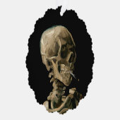 Vincent van Gogh - Skull with Burning Cigaret Ornament Karte (Rechts)