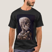 Vincent Van Gogh - Skull with Burning Cigarette (n T-Shirt (Vorderseite)
