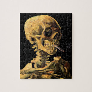 Vincent Van Gogh - Skull With Burning Cigarette Puzzle