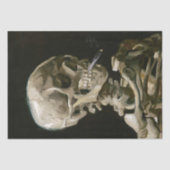 Vincent Van Gogh Smoking Skeleton Decoupage Seidenpapier (Vorderseite)