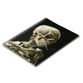 Vincent van Gogh Smoking Skeleton Notizblock (Linke Seite)