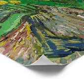 Vincent van Gogh Solitary Iris in Bloom Botanical Poster (Ecke)