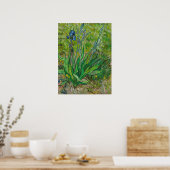 Vincent van Gogh Solitary Iris in Bloom Botanical Poster (Küche)
