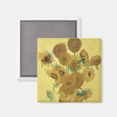 Vincent van Gogh | Sonnenblumen, 1888 Magnet (Vorderseite/Rückseite)
