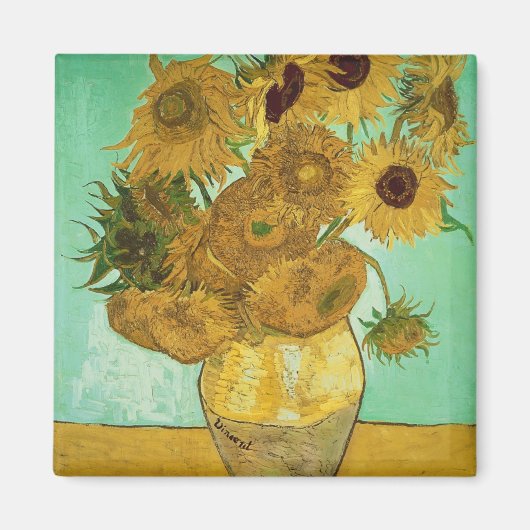 Vincent van Gogh | Sonnenblumen, 1888 Magnet (Vorne)