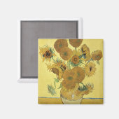 Vincent van Gogh | Sonnenblumen, 1888 Magnet (Vorderseite/Rückseite)