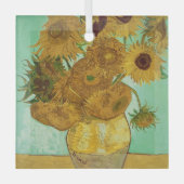 Vincent van Gogh | Sonnenblumen, 1888 Ornament Aus Glas (Vorderseite)