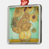 Vincent van Gogh | Sonnenblumen, 1888 Ornament Aus Metall (Links)