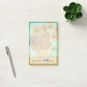 Vincent van Gogh Sonnenblumen, 1888 Post-it Klebezettel