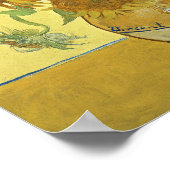 Vincent van Gogh | Sonnenblumen, 1888 Poster (Ecke)