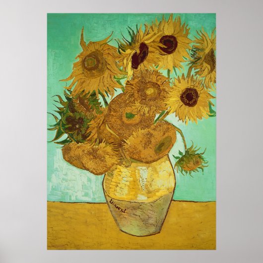 Vincent van Gogh | Sonnenblumen, 1888 Poster (Vorne)