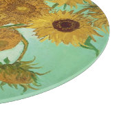 Vincent van Gogh | Sonnenblumen, 1888 Schneidebrett (Ecke)