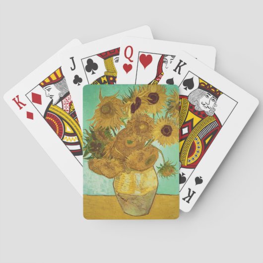 Vincent van Gogh | Sonnenblumen, 1888 Spielkarten (Rückseite)