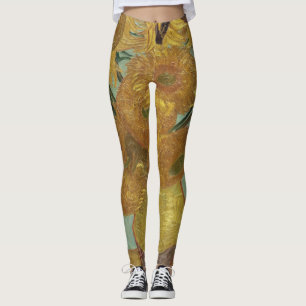 Vincent van Gogh - Sonnenblumen, 1889 Leggings
