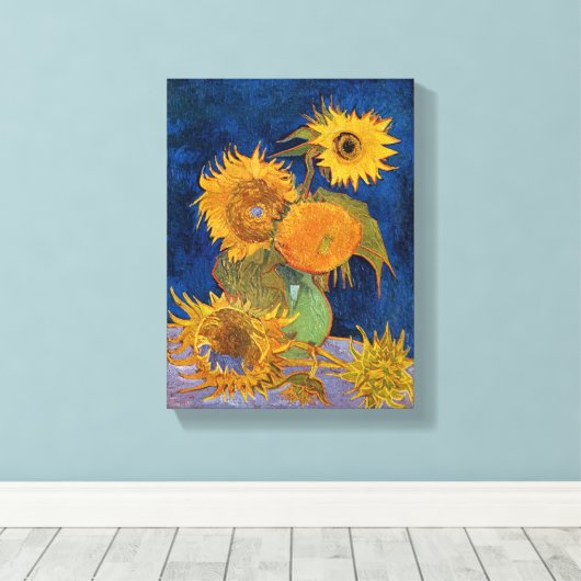 Vincent Van Gogh - Sonnenblumen, 2. Version Leinwanddruck (Insitu (Holzboden))