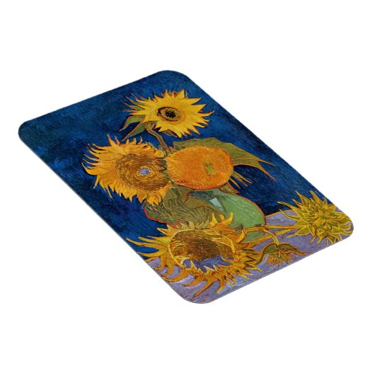 Vincent Van Gogh - Sonnenblumen, 2. Version Magnet (Rechte Seite)