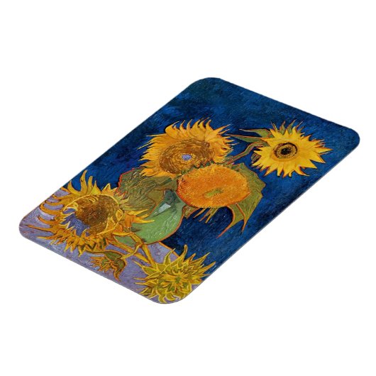 Vincent Van Gogh - Sonnenblumen, 2. Version Magnet (Linke Seite)