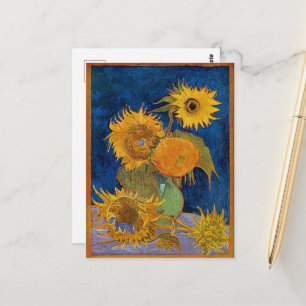 Vincent Van Gogh - Sonnenblumen, 2. Version Postkarte