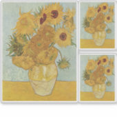 Vincent Van Gogh - Sonnenblumen, dritte Version Aufkleber (Vorderseite)